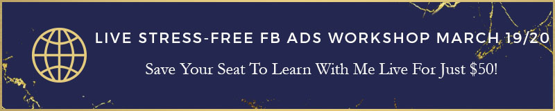 Stress-Free Facebook Ads Workshop Bar