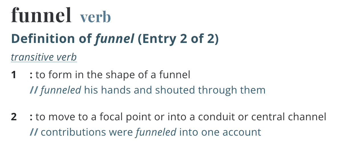 funnel definition